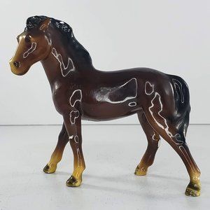 Mortens Studio Horse Pony Bay Brown Figurine Mid Century 1950s